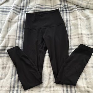 Lululemon Black High-Waisted Leggings. No pockets